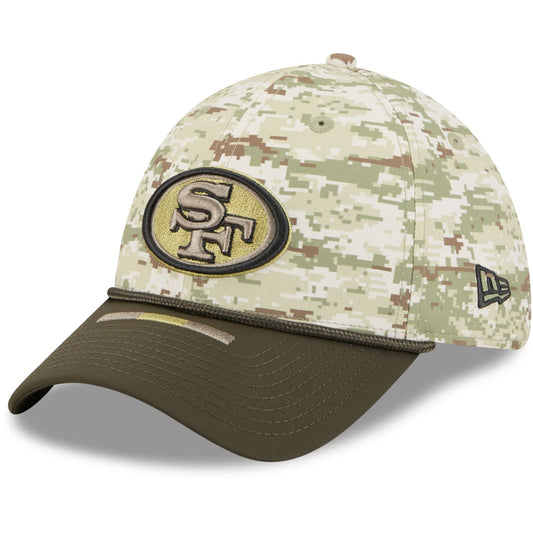 San Francisco 49ers Salute to Service 39Thirty Stretch Fit Cap