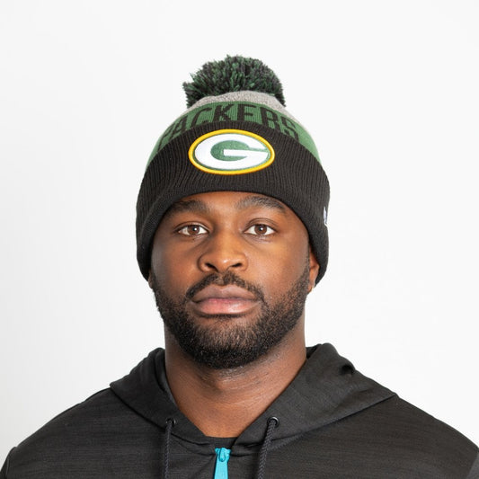 Green Bay Packers Colour Stripe Beanie Sport Knit