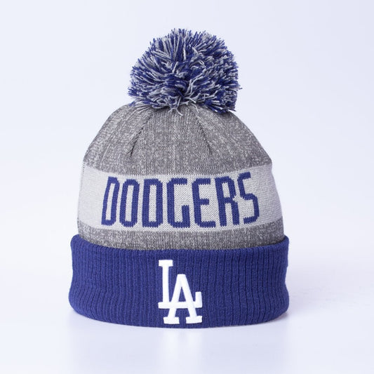 LA Dodgers Colour Stripe Beanie Sport Knit