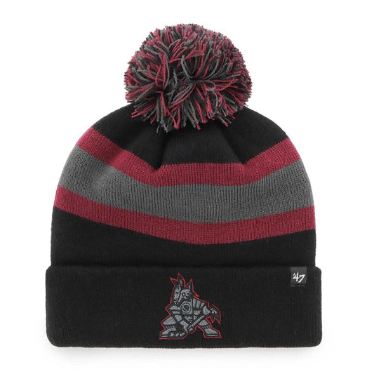 Arizona Coyotes Black Breakaway Cuff Beanie Knit